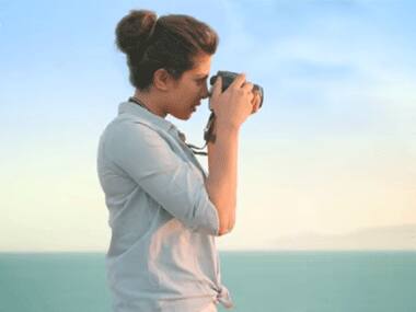 Priyanka Chopra captures the sunrise in the ad