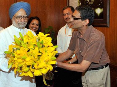 PM Manmohan Singh resigned. PTI