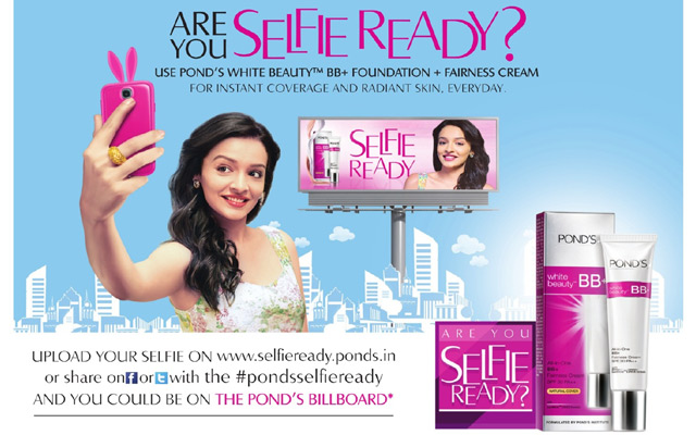 Pond's jumps onto the selfie bandwagon Pond's jumps onto the selfie bandwagon
