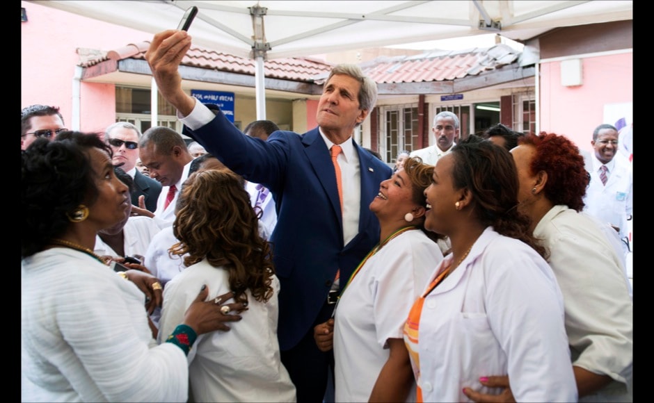 U.S. Secretary of State John Kerry takes a U.S. Secretary of State John Kerry takes a