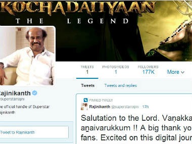 Rajinikanth on Twitter and a case of social media gone wrong Rajinikanth on Twitter and a case of social media gone wrong