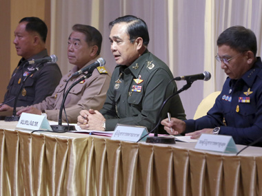 Thai coup leader Gen. Prayuth Chan-ocha outlines policies Thai coup leader Gen. Prayuth Chan-ocha outlines policies