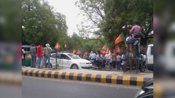 BJP all set to clean sweep Gujarat, leads in all 26 seats