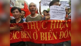 Anti-China protests erupt in Vietnam over disputed South China sea