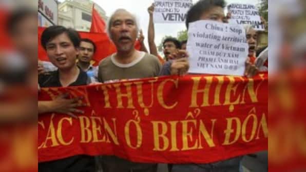 Anti-China protests erupt in Vietnam over disputed South China sea