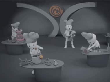 A still from the ‘ZooZoos’ Kitchen’ ad
