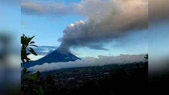 Shiveluch volcano in Russia spews ash up to 10 km height