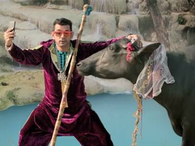 A still from the commercial for video calls