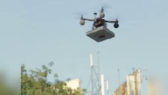 It's a bird, it's a plane: Look Mumbai, it's a drone delivering pizza!