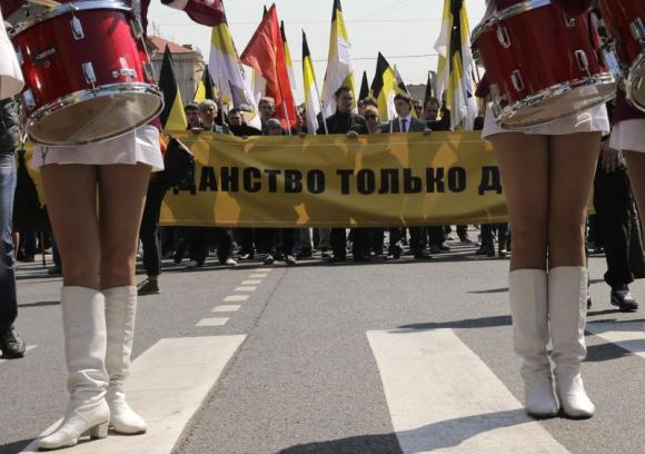 Russia stages first Red Square May Day parade since Soviet days-World ...