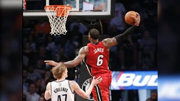 LeBron scores 49, Heat take 3-1 lead over Nets 