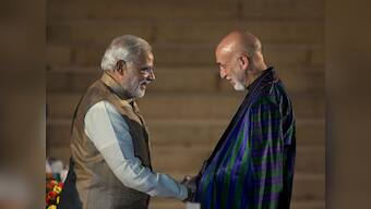 PM Modi, Sushma meet Karzai, discuss bilateral ties