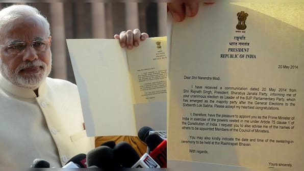 Image of the day: Check out our new PM-in-waiting Narendra Modi's appointment letter