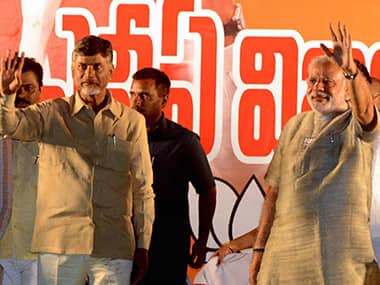N Chandrababu Naidu and Narendra Modi.