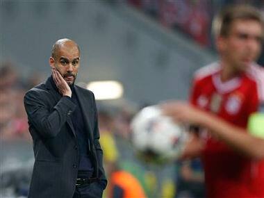 File picture of Bayern head coach Pep Guardiola. AP