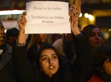 Protest against rape. Agencies.