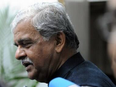 Former coal minister Sriprakash Jaiswal protested against power cuts in Kanpur. AFP