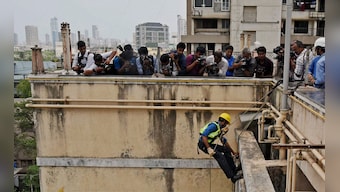 Photos: Residents in tears as BMC cuts water, electricity supply at Campa Cola society 