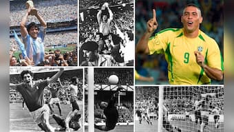 From Meazza to Maradona: Football's World Cup heroes in photos