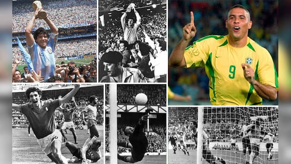 From Meazza to Maradona: Football's World Cup heroes in photos