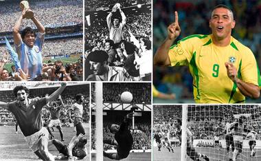 From Meazza to Maradona: Football's World Cup heroes in photos