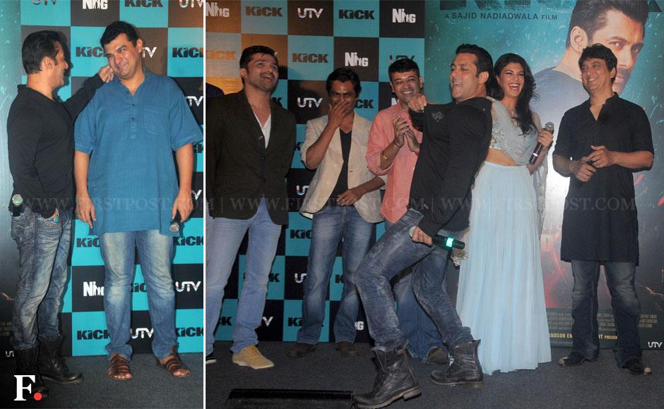 Photos: Salman Khan busts some serious moves at Kick's trailer launch Photos: Salman Khan busts some serious moves at Kick's trailer launch