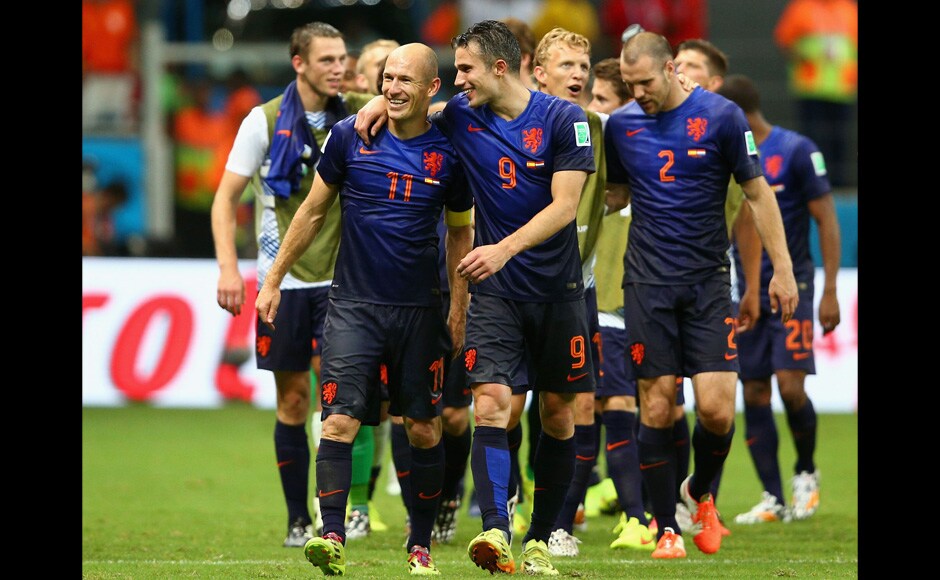 The Dutch inflicted one of the heaviest defeat on Spain. The last time Spain conceded five goals was way back in 1963. This is what Robin Van Persie said after the match, "We never stopped going, that's what we told ourselves at half-time, just keep going, It could have been five, oh, yeah, it was five, but it could have been six, seven or eight goals, in my opinion." Getty Images
