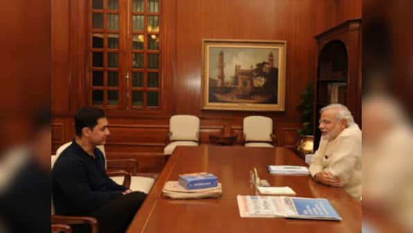 A guarded U-turn? When Aamir Khan met Narendra Modi
