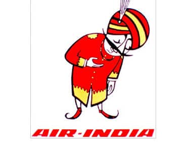 The Air India maharaja mascot.