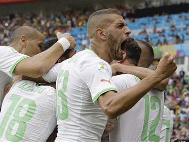 Algeria hammer Korea 4-2 for their first World Cup win since 1982 Algeria hammer Korea 4-2 for their first World Cup win since 1982