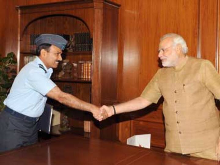 IAF chief briefs PM on operational preparedness   IAF chief briefs PM on operational preparedness