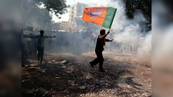 UP: BJP workers lathi charged in protests over law and order