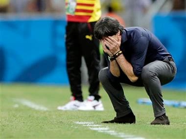 The match against Ghana has given Germany a lot to think about. AP