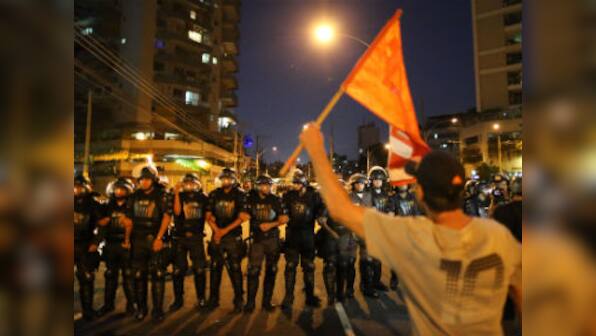 Brazil: Cops use tear gas, stun grenades to break up anti-world cup protest