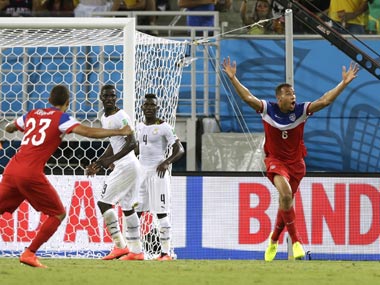 World Cup 2014: Brooks header gives USA 2-1 win over Ghana in thriller World Cup 2014: Brooks header gives USA 2-1 win over Ghana in thriller