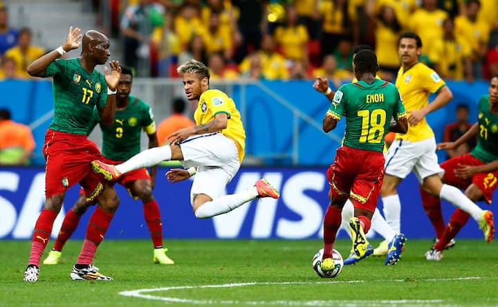 FIFA World Cup photos: Neymar strikes twice as Brazil hammer Cameroon  FIFA World Cup photos: Neymar strikes twice as Brazil hammer Cameroon