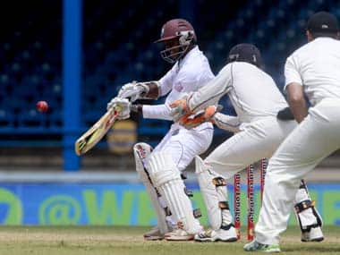 Shivnarine Chanderpaul made 47 before being dismissed. AP