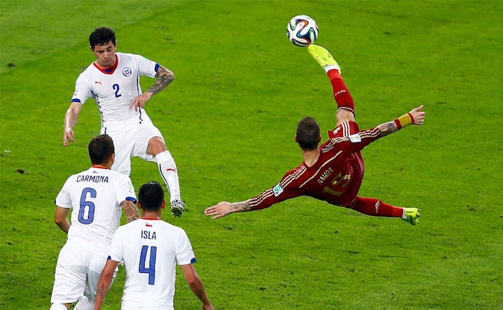 FIFA 2014 World Cup  Photos: When Chile stunned champions Spain  