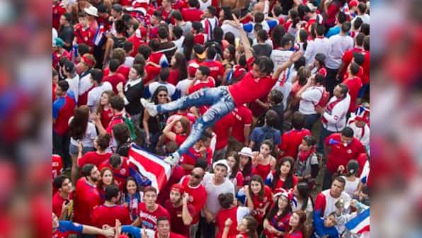 Costa Ricans go wild celebrating historic World Cup victory over Greece