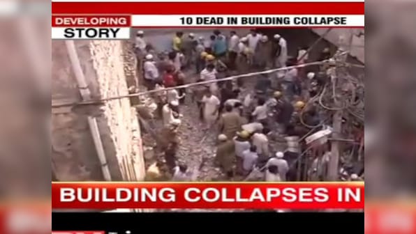 Delhi: Building comes crashing down, 10 people killed 