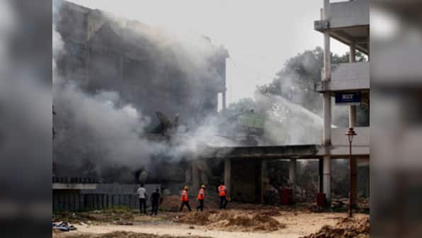 Two firemen killed in massive fire in Chandigarh building