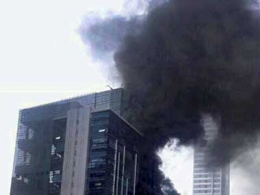 Fire breaks out in Mumbai high-rise Fire breaks out in Mumbai high-rise
