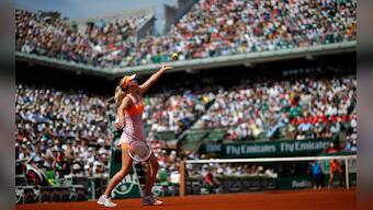 Photos: Sharapova topples Halep to win French Open 