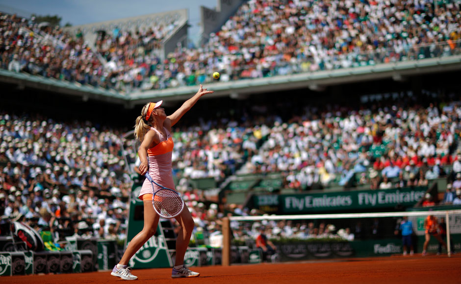 Photos: Sharapova topples Halep to win French Open Photos: Sharapova topples Halep to win French Open