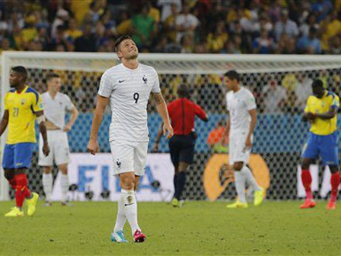 World Cup 2014: France clinches top spot in Group E; Ecuador out World Cup 2014: France clinches top spot in Group E; Ecuador out