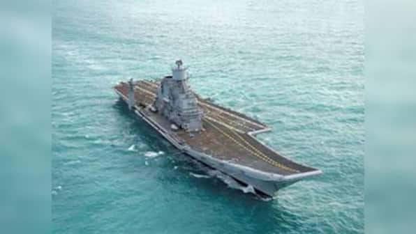 Refuelling barge for Indian Navy warship INS Vikramaditya launched; ship to deliver fuel to aircraft mid-sea