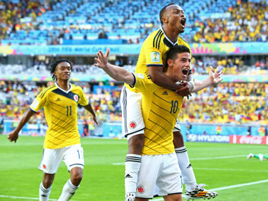 World Cup 2014: Colombia shrug off Falcao absence, beat Greece 3-0 World Cup 2014: Colombia shrug off Falcao absence, beat Greece 3-0