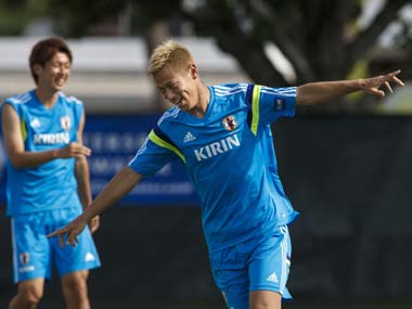 World Cup qualifiers: Japan midfielder Keisuke Honda hoping to be hero again in Australia showdown World Cup qualifiers: Japan midfielder Keisuke Honda hoping to be hero again in Australia showdown