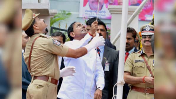 Telangana becomes 29th Indian state, KCR sworn-in as first CM