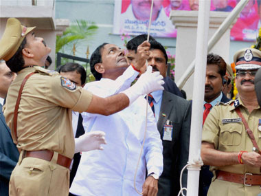 Telangana becomes 29th Indian state, KCR sworn-in as first CM Telangana becomes 29th Indian state, KCR sworn-in as first CM